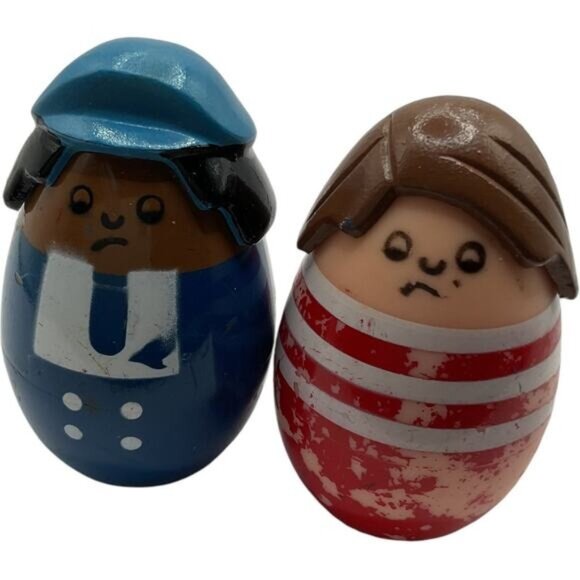 Tonka Toddler Peek A Boo Face Changing Finger Puppet Egg Shape Weeble Figures - Picture 1 of 6